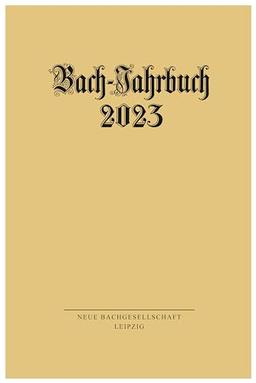 Bach-Jahrbuch 2023