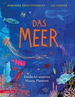 Das Meer - Wichtige Themen: Artenvielfalt und Naturschutz in einem extragroßen Buch mit Neonfarbe auf dem Cover: Entdecke unseren blauen Planeten