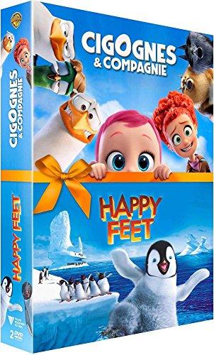 Coffret animation 2 films : cigognes et compagnie ; happy feet [FR Import]