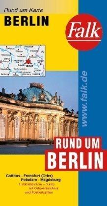 Falk Rund um Karte Rund um Berlin 1:200 000 Cottbus - Frankfurt (Oder) - Potsdam - Magdeburg