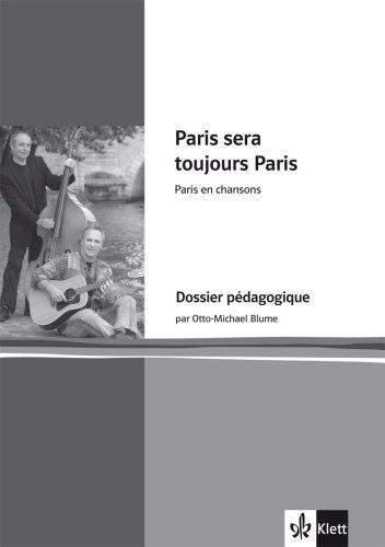 Paris en Chanson, Livret pedagogique