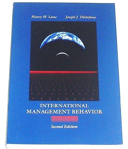 International Management Behavior: From Policy to Practice