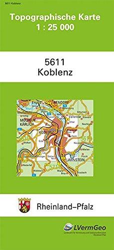 TK25 5611 Koblenz: Topographische Karte 1:25000 (Topographische Karten 1:25000 (TK 25) Rheinland-Pfalz (amtlich))