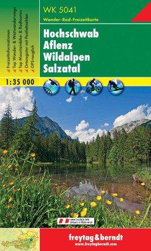 Freytag Berndt Wanderkarten, WK 5041, Hochschwab - Aflenz - Wildalpen - Salzatal, GPS, UTM - Maßstab 1:35 000