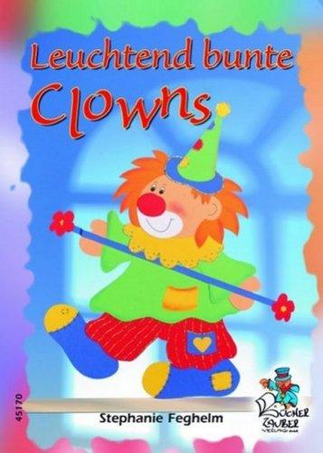 Leuchtend bunte Clowns