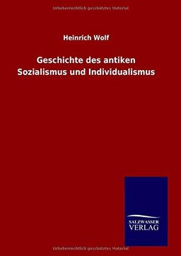 Geschichte des antiken Sozialismus und Individualismus