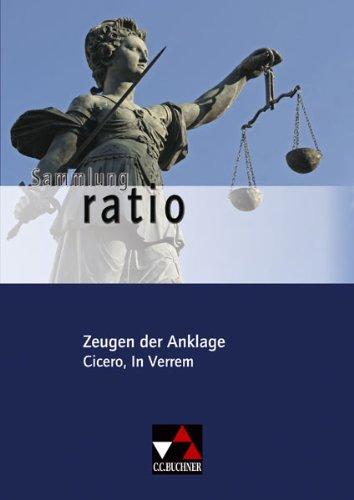 Sammlung ratio: Zeugen der Anklage. Cicero, In Verrem: 3