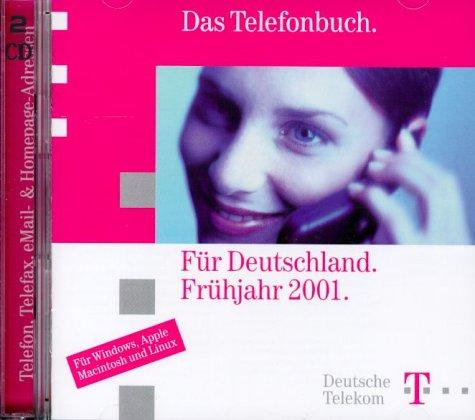 Das Telefonbuch für Deutschland Frühjahr 2001. 2 CD- ROMs für Windows 3.1/95/98/ NT 4.0/2000/ ME/ MacOS ab 7.5/ Linux