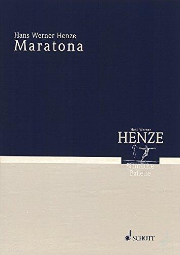 Maratona: Tanzdrama von Luchino Visconti. Ein Bild. Studienpartitur. (Musik unserer Zeit)