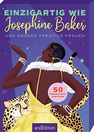 Einzigartig wie Josephine Baker und andere kreative Frauen: 50 Inspirationskärtchen | 50 motivierende Zitate berühmter Frauen in schöner Kartenbox