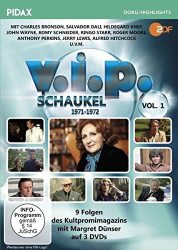 V.I.P.-Schaukel, Vol. 1 (1971 - 1972) / Die ersten 9 Folgen des Kultpromimagazins mit Margret Dünser (Pidax Doku-Highlights) [3 DVDs]