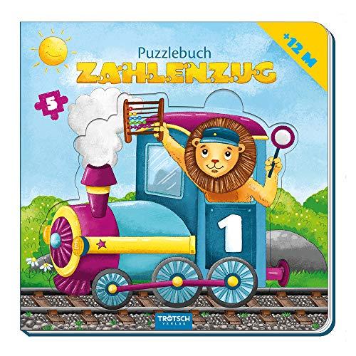 Trötsch Puzzlebuch Zahlenzug Puzzlebuch: Kinderbuch Beschäftigungsbuch Entdeckerbuch Puzzlebuch