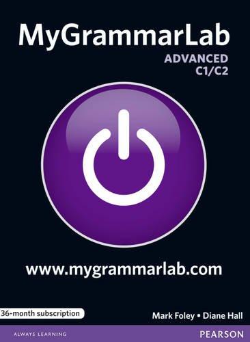 MyGrammarLab Advanced without Key/MyEnglishLab 36 months Pack (MyGrammarLab Global)