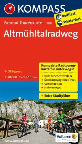 Altmühltalradweg: Fahrrad-Tourenkarte. GPS-genau. 1:50000.