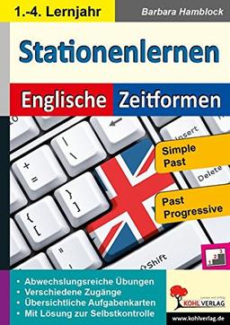 Stationenlernen Englische Zeitformen 2: Simple Past & Past Progressive