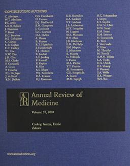 Annual Review of Medicine 2007