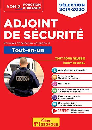 Adjoint de sécurité, sélection 2019-2020 : épreuves de sélection, catégorie C : tout-en-un