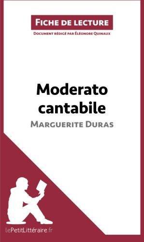 Moderato cantabile de Marguerite Duras (Analyse de l'œuvre) : Comprendre la littérature avec lePetitLittéraire.fr