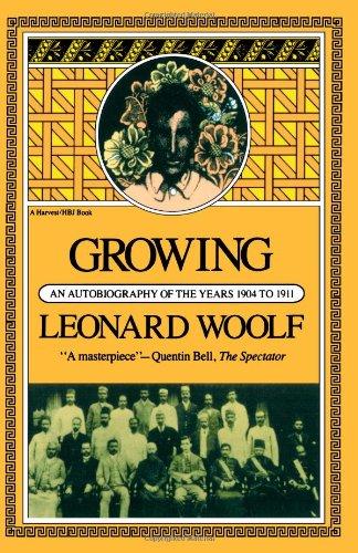 Growing: An Autobiography Of The Years 1904 To 1911 (Harvest Book ; Hb 320)