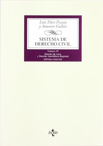 Derecho de cosas y derecho inmobiliario registral (Derecho - Biblioteca Universitaria De Editorial Tecnos)