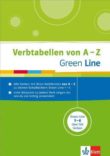 Green Line Verbtabellen von A-Z