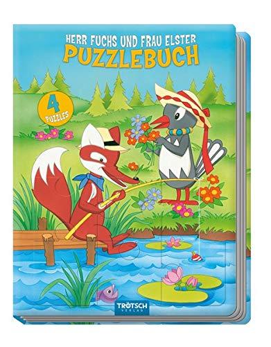 Puzzlebuch "Herr Fuchs und Frau Elster": 10 Seiten, 4 Puzzle (Unser Sandmännchen)