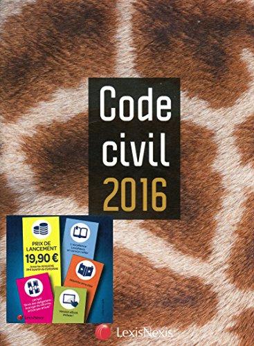 Code civil 2016 : jaquette girafe