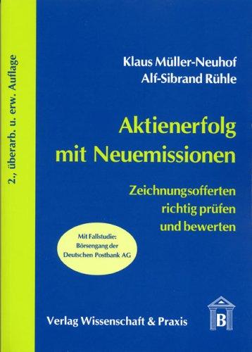 Aktienerfolg mit Neuemissionen