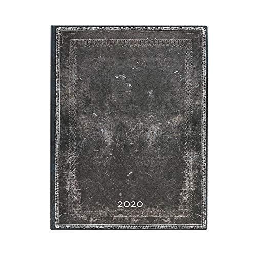 Paperblanks 12 Monate Softcover Flexis-Kalender 2020 Mitternachtsstahl | Vertikal | Ultra (180 × 230 mm)