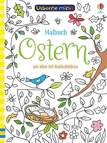 Usborne Minis - Malbuch: Ostern: mit über 100 Rubbelbildern