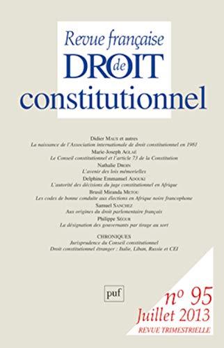 Revue française de droit constitutionnel, n° 95