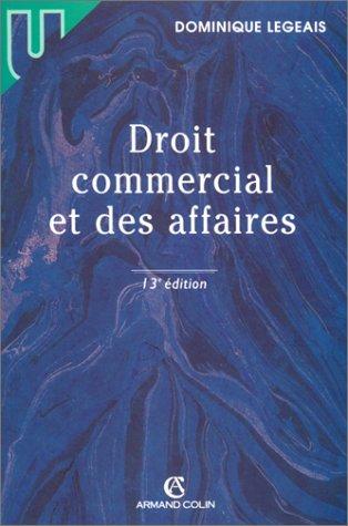 Droit commercial et des affaires