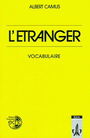 L' Etranger, Vocabulaire