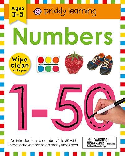 Wipe Clean Workbook: Numbers 1-50 (Priddy Learning)