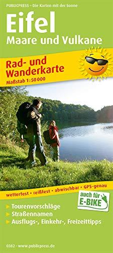 Eifel, Maare und Vulkane: Rad- und Wanderkarte mit Ausflugszielen, Einkehr- & Freizeittipps, wetterfest, reissfest, abwischbar, GPS-genau. 1:50000 (Rad- und Wanderkarte / RuWK)