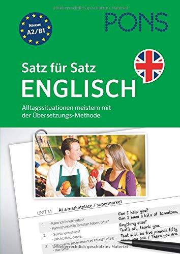 PONS Satz für Satz Englisch: Alltagssituationen meistern mit der Übersetzungs-Methode