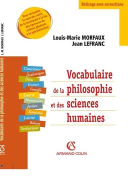 Vocabulaire de la philosophie et des sciences humaines