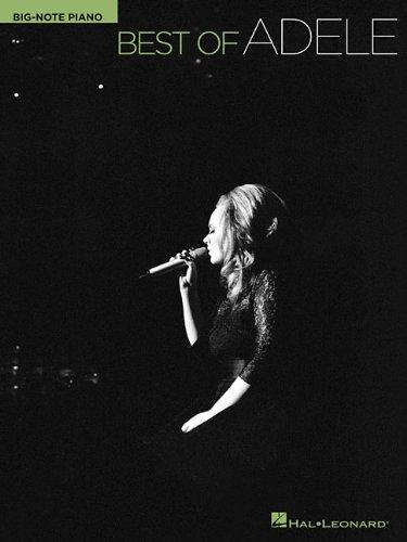 Adele: Best Of Adele (Big-Note) (großes Notenbild): Songbook für Klavier: Big-Note Piano