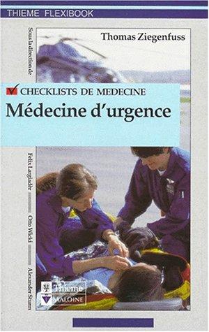 Checklists : médecine d'urgence