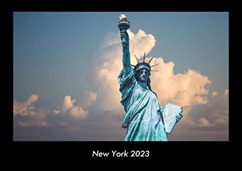 New York 2023 Fotokalender DIN A3: Monatskalender mit Bild-Motiven aus Orten und Städten, Ländern und Kontinenten