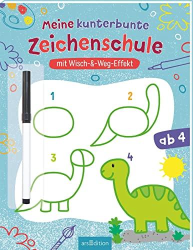 Meine kunterbunte Zeichenschule: Mit Wisch-und-Weg-Effekt! | Zeichnen lernen ab 4 Jahren