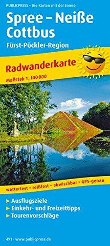 Spree - Neiße - Cottbus, Fürst-Pückler-Region: Radwanderkarte mit Ausflugszielen, Einkehr- & Freizeittipps, wetterfest, reissfest, abwischbar, GPS-genau. 1:100000 (Radkarte)