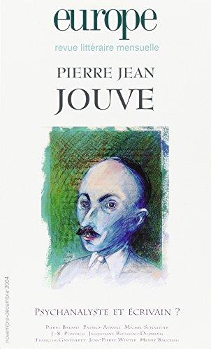 Europe, n° 907-908. Pierre Jean Jouve