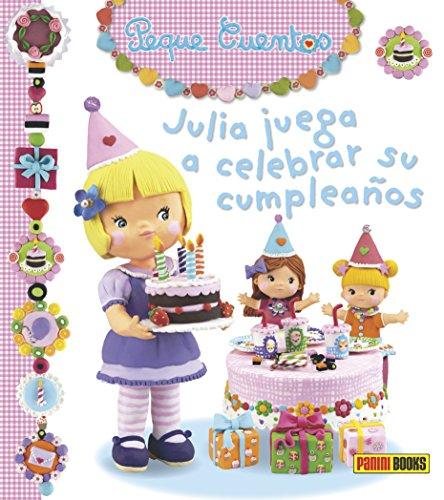 Julia juega a celebrar su cumpleaños