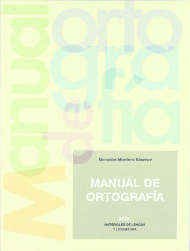 Manual de ortografía (Materiales de lengua y literatura, Band 16)