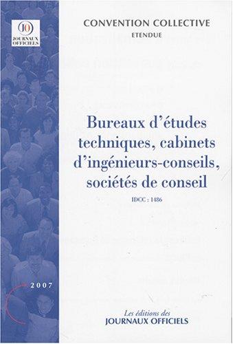 Bureaux d'études techniques, cabinets d'ingénieurs-conseils, sociétés de conseils