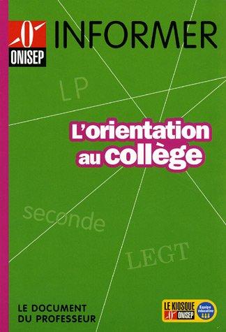 L'orientation au collège