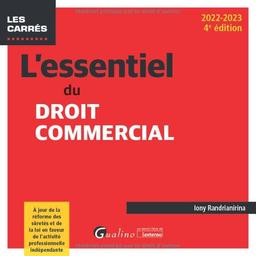 L'essentiel du droit commercial : 2022-2023