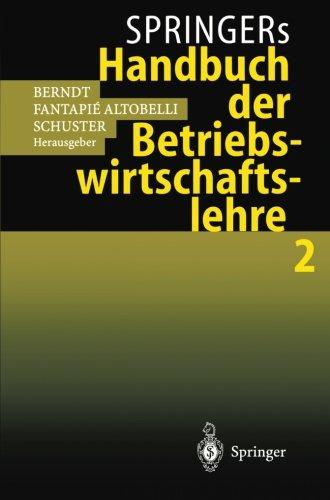 Springers Handbuch der Betriebswirtschaftslehre 2