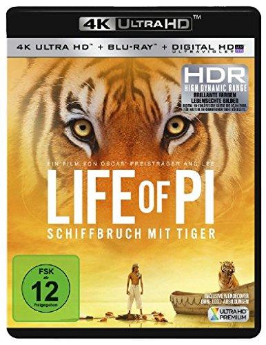 Life of Pi - Schiffbruch mit Tiger  (+ 4K Ultra HD-Bluray) [Blu-ray]